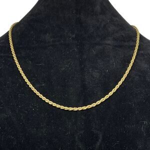 Vintage Trifari Gold Tone Chain Necklace Timeless Statement Jewelry